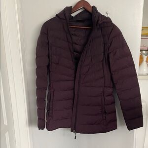 Women's Purple Puffer Jacket
